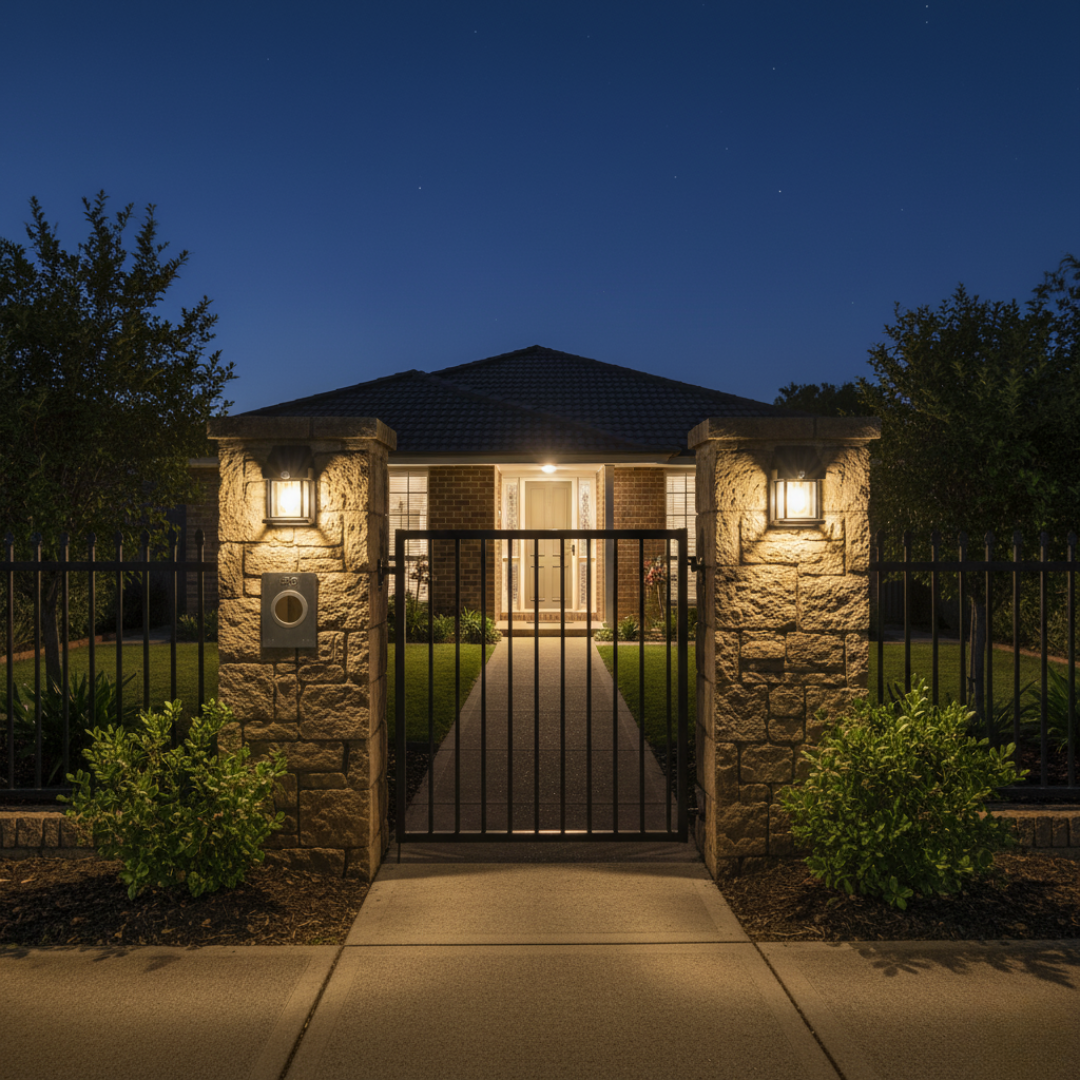 Emberly™ Solar Wall Light