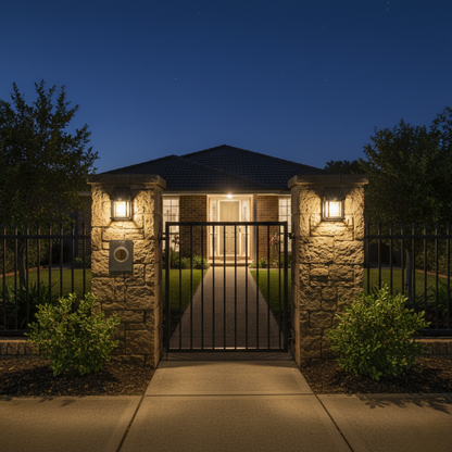 Emberly™ Solar Wall Light
