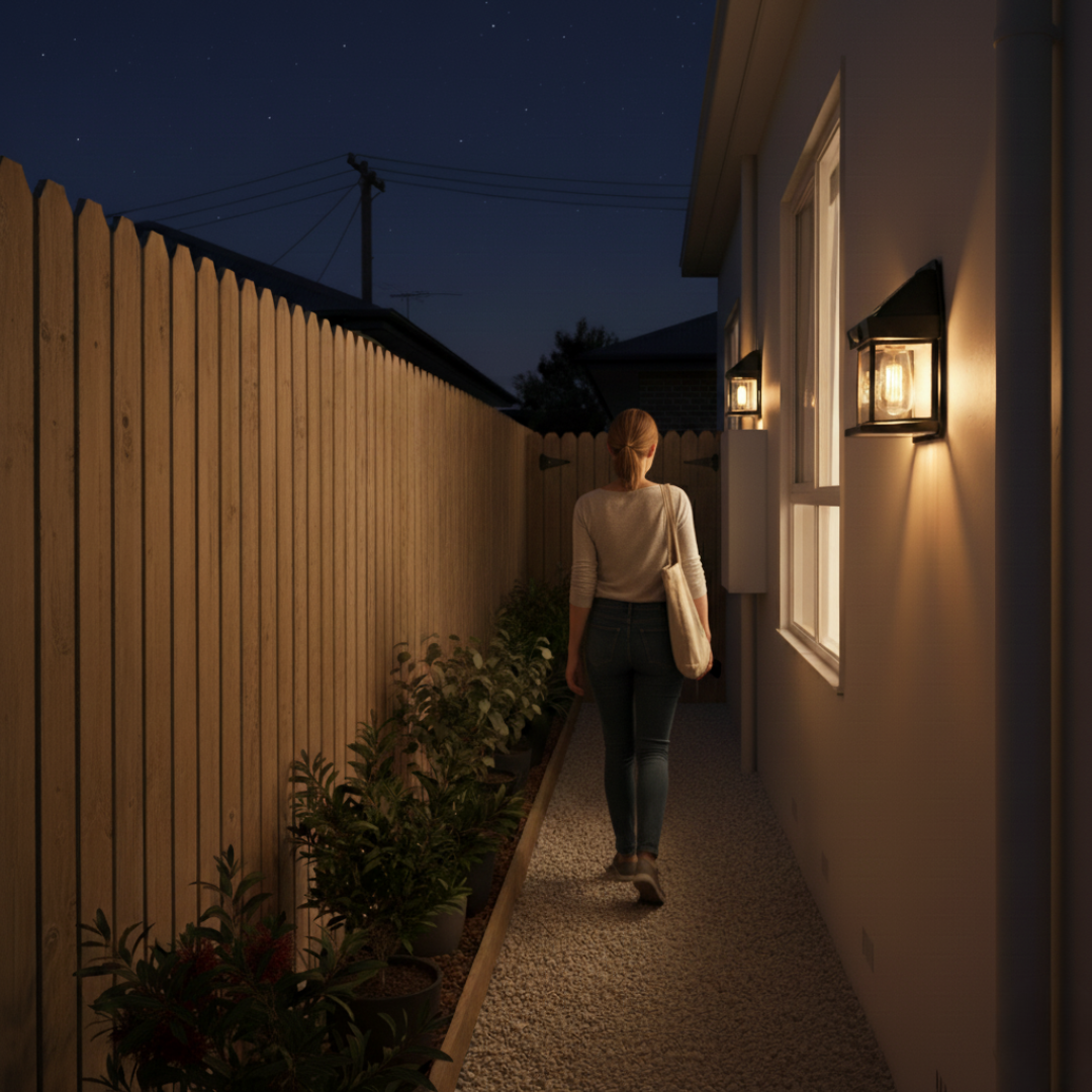 Emberly™ Solar Wall Light