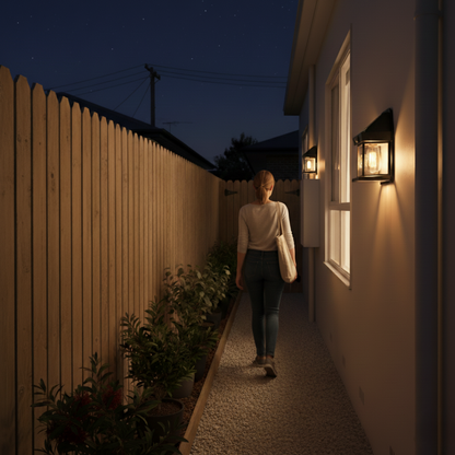 Emberly™ Solar Wall Light