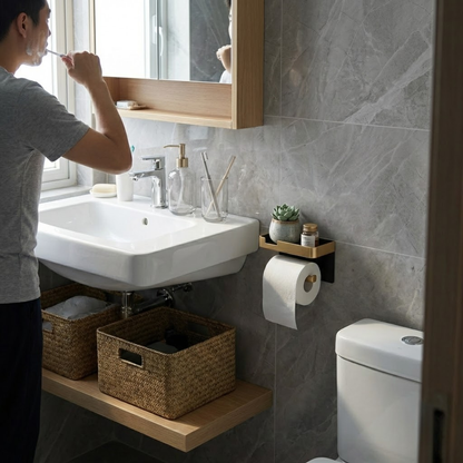 Calmhold™ a no-regret bathroom mount
