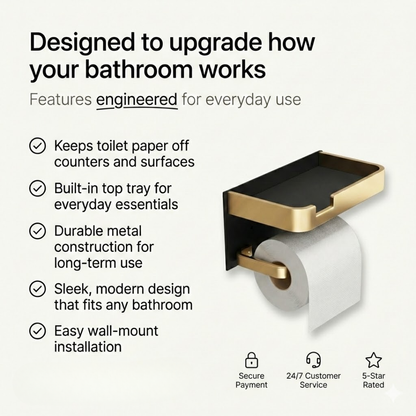 Calmhold™ a no-regret bathroom mount