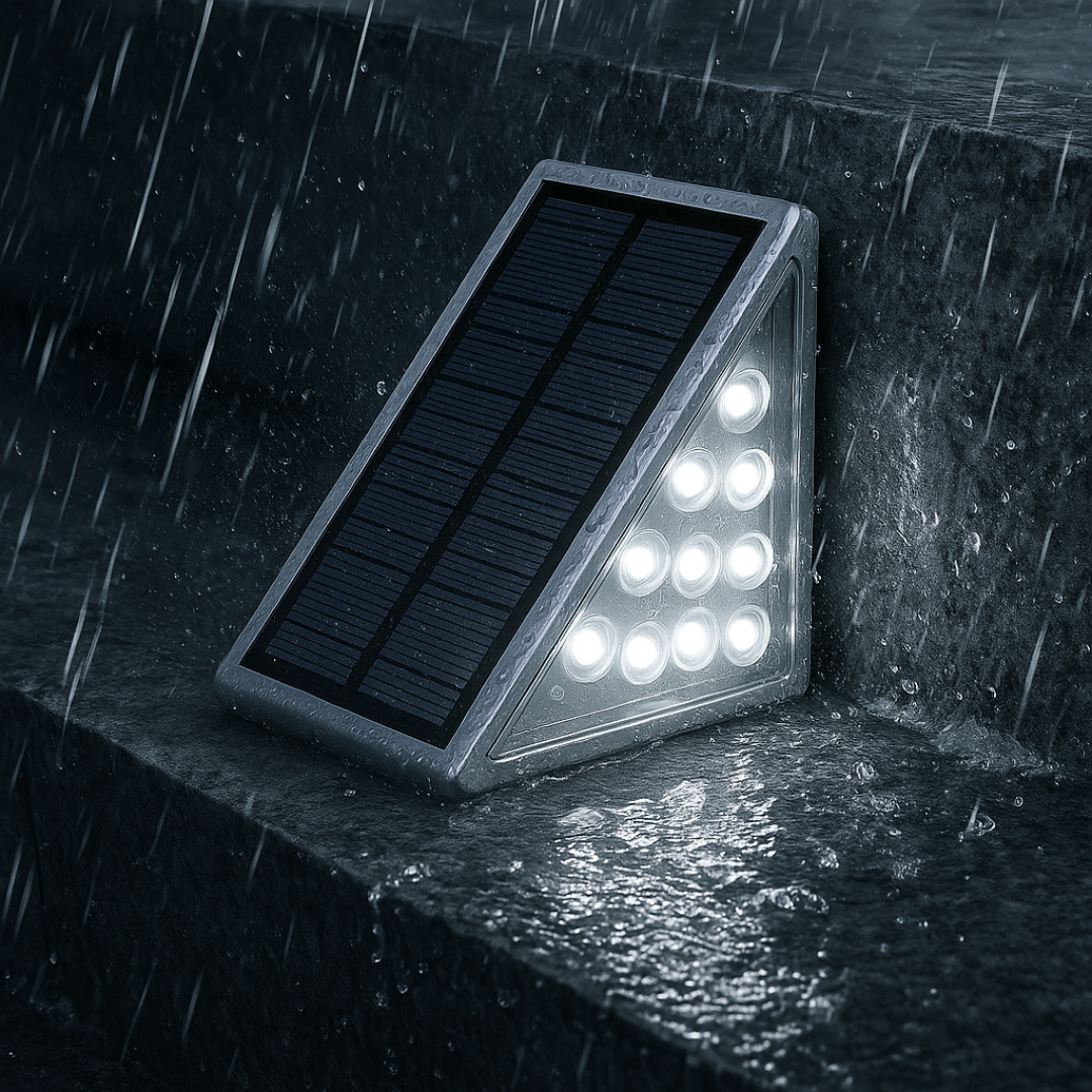 LuxStep™ Solar Step Lights — Warm, Safer Steps in Minutes