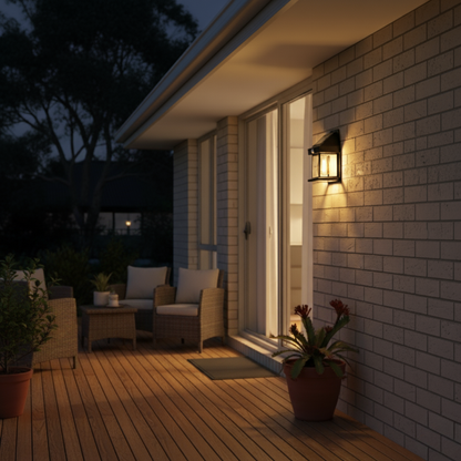 Emberly™ Solar Wall Light