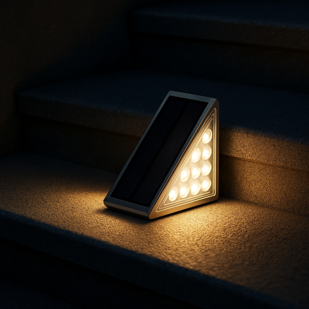 LuxStep™ Solar Step Lights — Warm, Safer Steps in Minutes