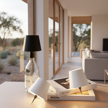 BottleGlow™ — One-Tap Warm-Dim Lamp for Your Favorite Bottle