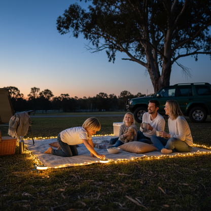 CampGlow™ — 30-Second Cosy Camp Light