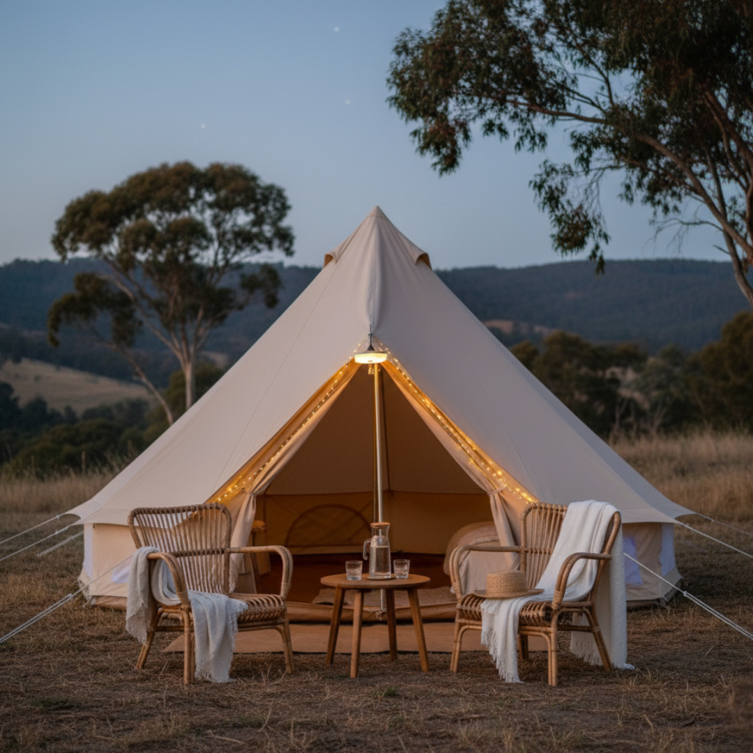 CampGlow™ — 30-Second Cosy Camp Light