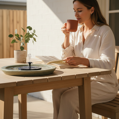 FloraFontana™ - Solar Fountain - Bring your own bowl