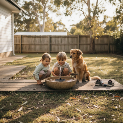FloraFontana™ - Solar Fountain - Bring your own bowl