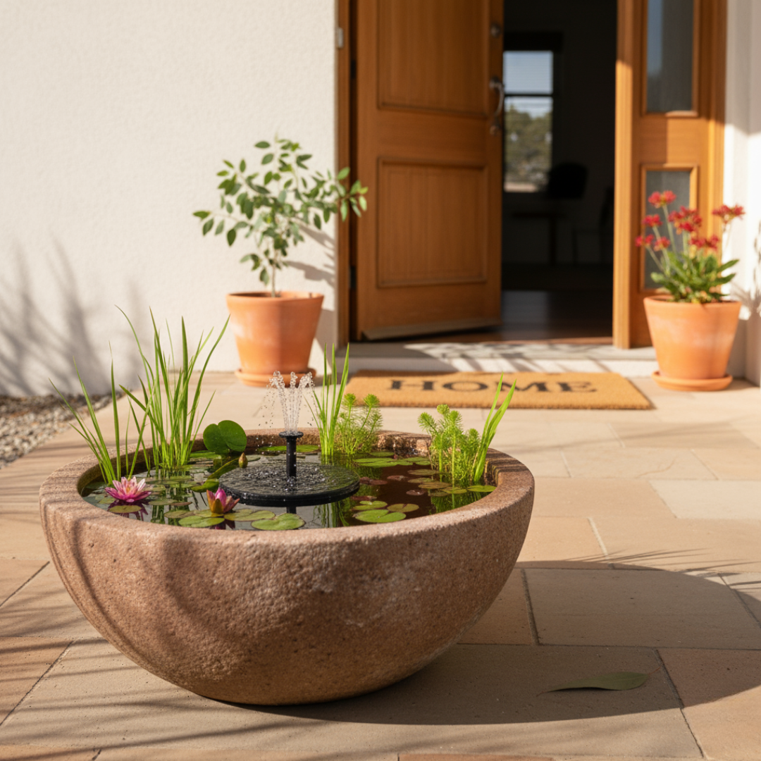 FloraFontana™ - Solar Fountain - Bring your own bowl