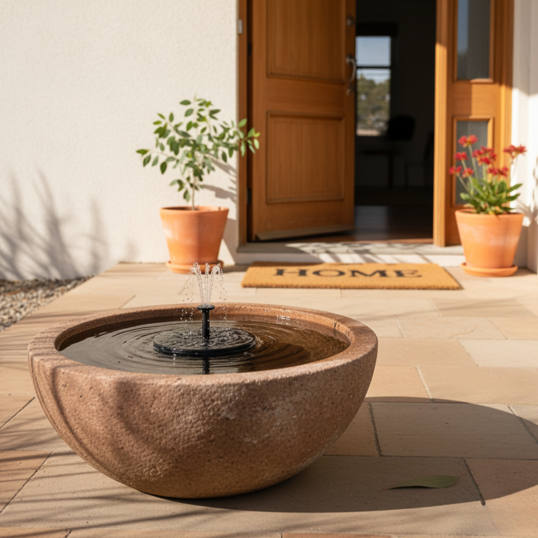 FloraFontana™ - Solar Fountain - Bring your own bowl
