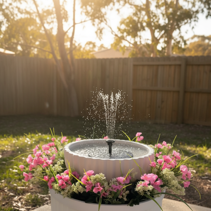 FloraFontana™ - Solar Fountain - Bring your own bowl