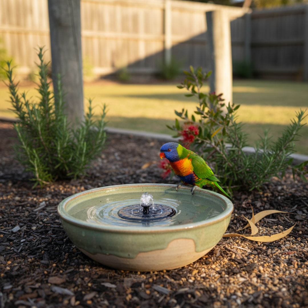 FloraFontana™ - Solar Fountain - Bring your own bowl