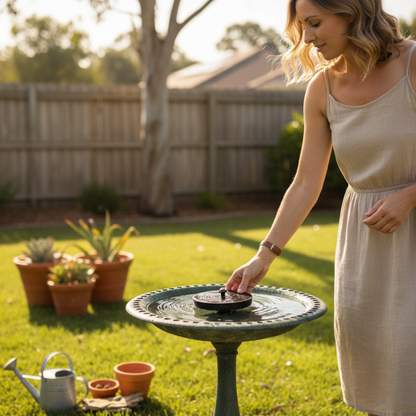 FloraFontana™ - Solar Fountain - Bring your own bowl