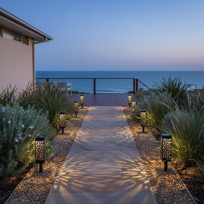 Lichtnest™ - Solar Path Set — Wire-Free Warm Glow