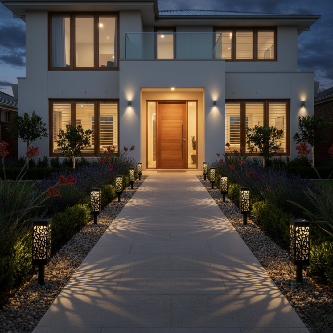 Lichtnest™ - Solar Path Set — Wire-Free Warm Glow