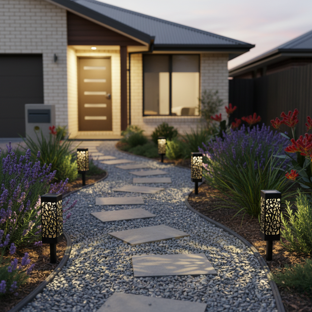 Lichtnest™ - Solar Path Set — Wire-Free Warm Glow