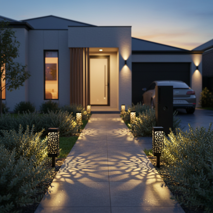 Lichtnest™ - Solar Path Set — Wire-Free Warm Glow