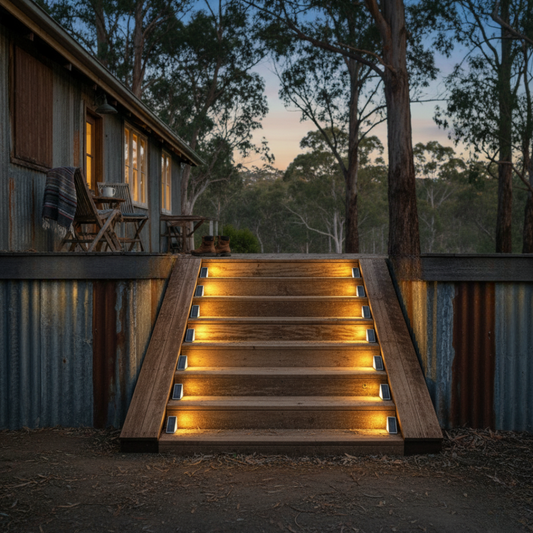 LuxStep™ Solar Step Lights — Warm, Safer Steps in Minutes