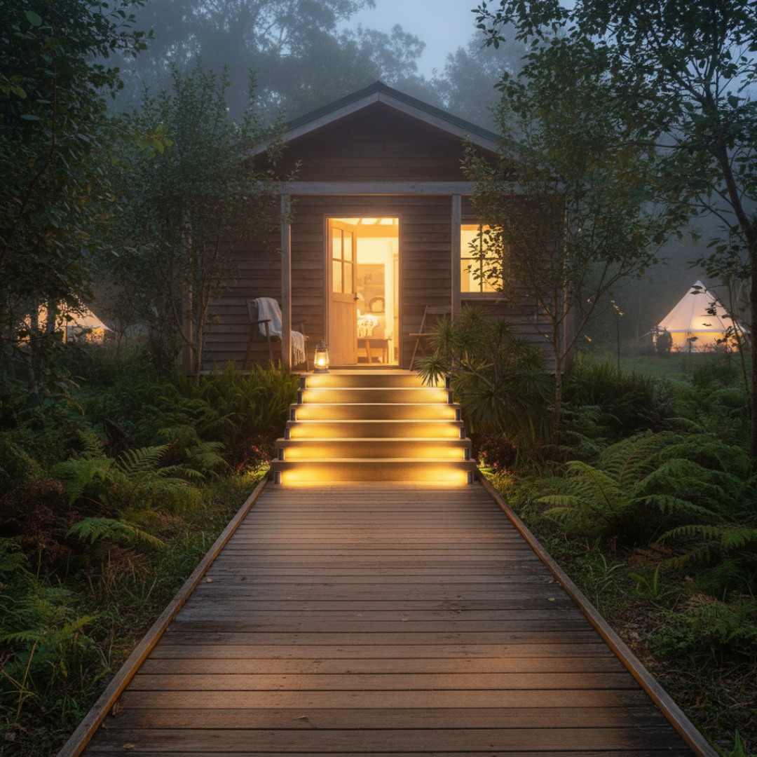 LuxStep™ Solar Step Lights — Warm, Safer Steps in Minutes