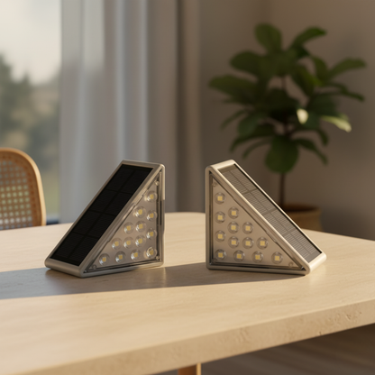 LuxStep™ Solar Step Lights — Warm, Safer Steps in Minutes