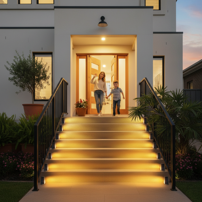 LuxStep™ Solar Step Lights — Warm, Safer Steps in Minutes