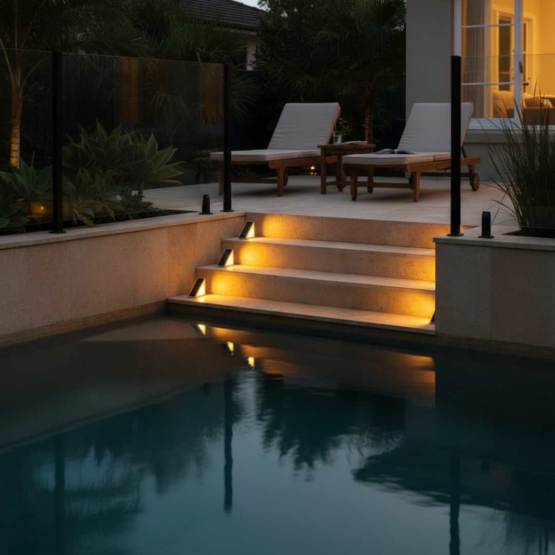 LuxStep™ Solar Step Lights — Warm, Safer Steps in Minutes