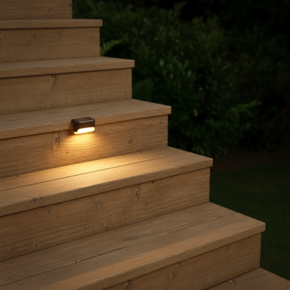 Solapath™ — Warm Solar Step Lights for Safe, Beautiful Nights