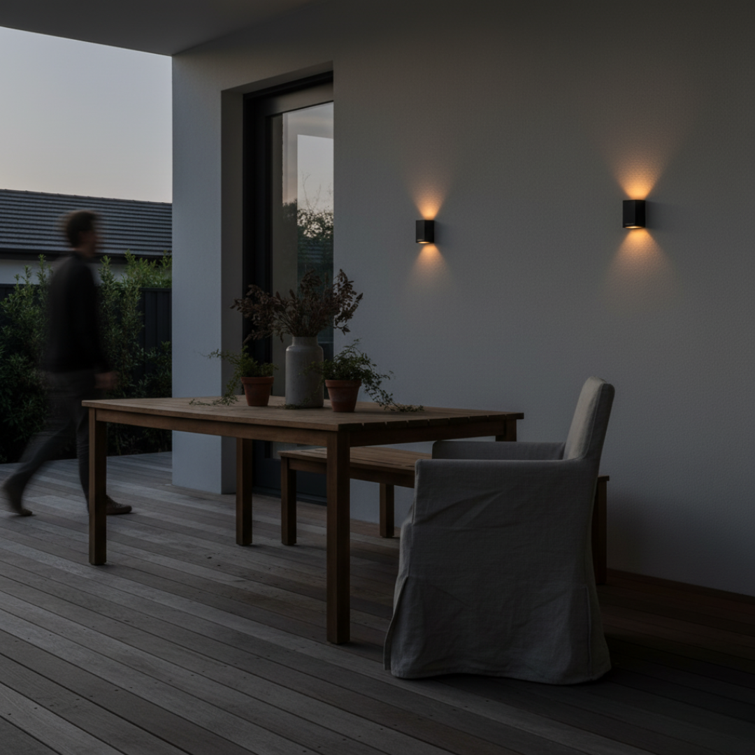 SolarGlow™- Up/Down Wall Light — Set-and-Forget Solar