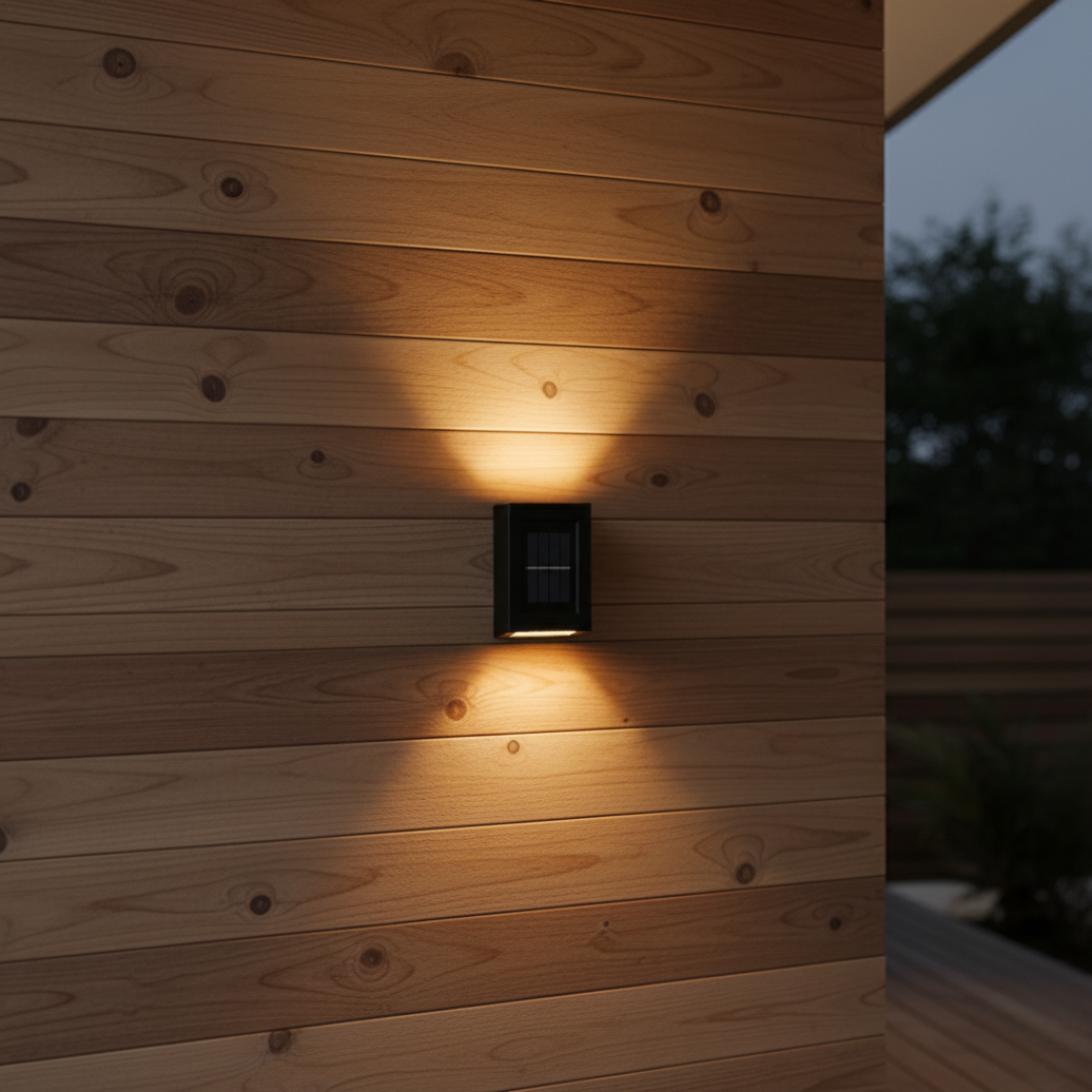 SolarGlow™- Up/Down Wall Light — Set-and-Forget Solar