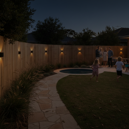 SolarGlow™- Up/Down Wall Light — Set-and-Forget Solar